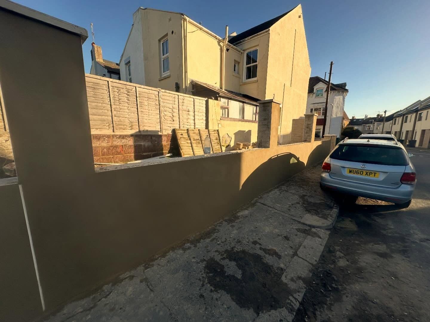 External Garden Wall Rendering Project